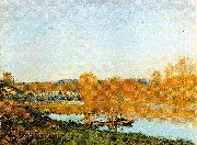 Alfred Sisley Banks of the Seine near Bougival oil painting on canvas